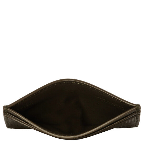 Sandon Check-Pattern Leather Card Holder