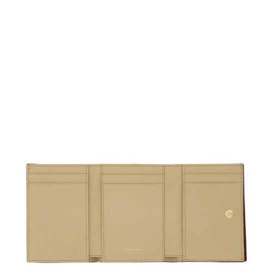 Two Tone Trifold Leather Wallet