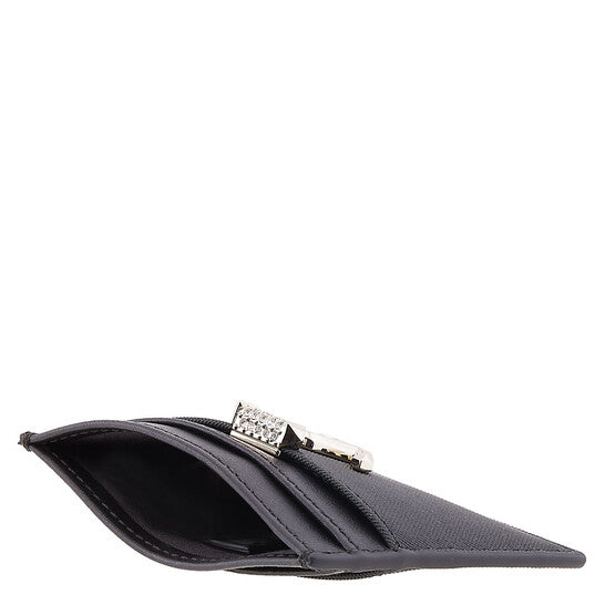 JC Emblem Leather Card Holder