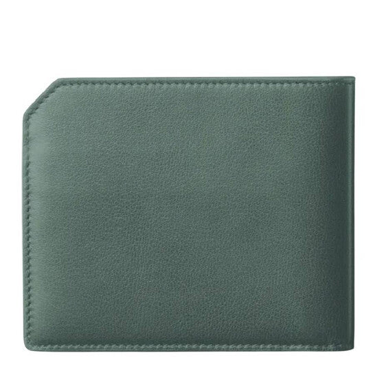 Pewter Leather Soft Wallet 6cc