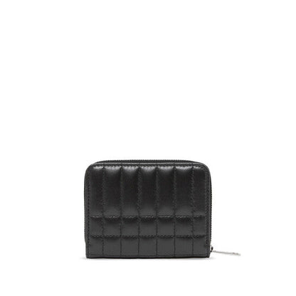 Black / Palladio Lola Quilted Leather Wallet