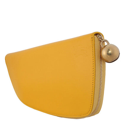 Mimosa Orange Leather Large Shield Wallet