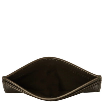 Sandon Check-Pattern Leather Card Holder