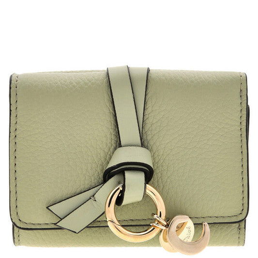 Alphabet Leather Tri-Fold Wallet
