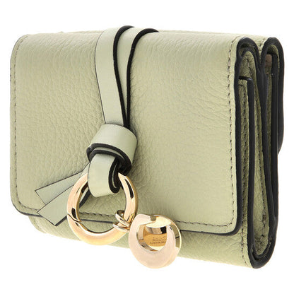 Alphabet Leather Tri-Fold Wallet