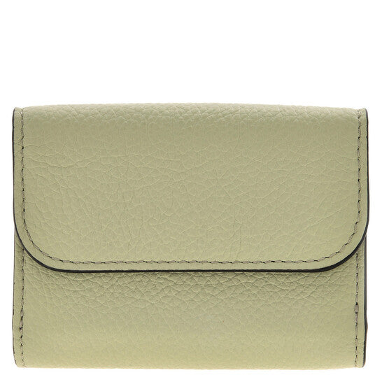 Alphabet Leather Tri-Fold Wallet