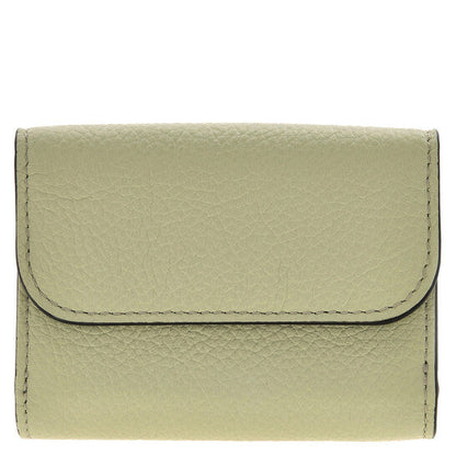 Alphabet Leather Tri-Fold Wallet