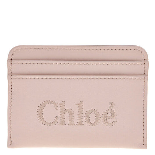 Logo-Embroidered Leather Cardholder