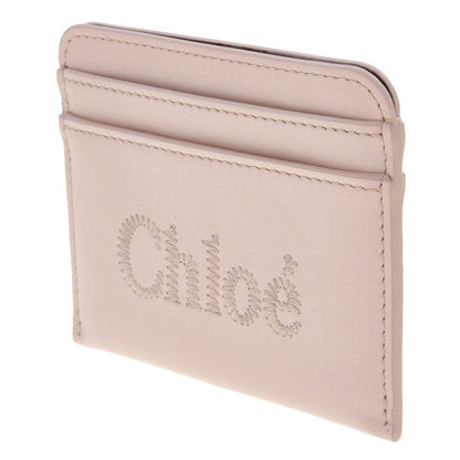 Logo-Embroidered Leather Cardholder