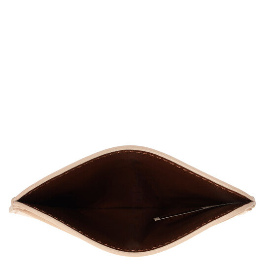Logo-Embroidered Leather Cardholder