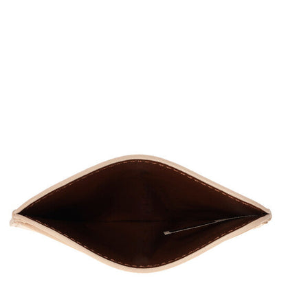 Logo-Embroidered Leather Cardholder
