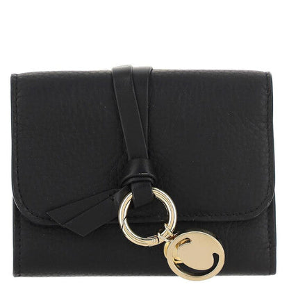 Tri-Fold Alphabet Compact Leather Wallet