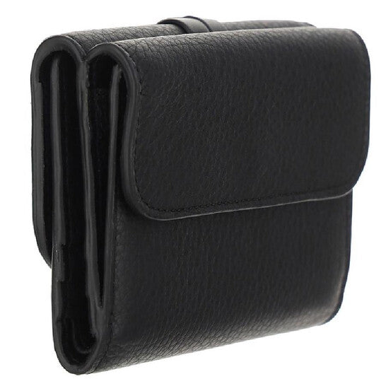 Tri-Fold Alphabet Compact Leather Wallet