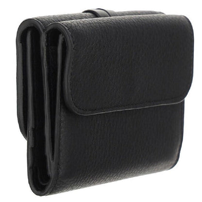 Tri-Fold Alphabet Compact Leather Wallet