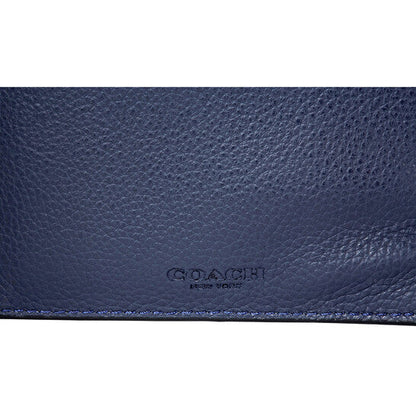 Signature Canvas Blocking Card Case-Charcoal