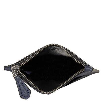 Signature Canvas Blocking Card Case-Charcoal