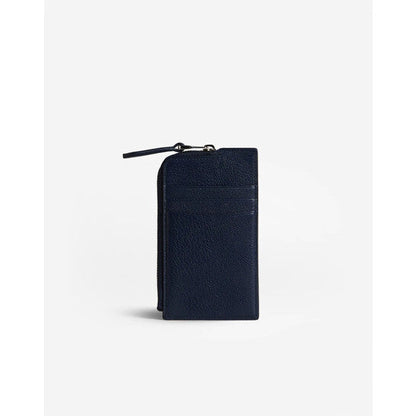 Navy Duke Fine Leather Card Case