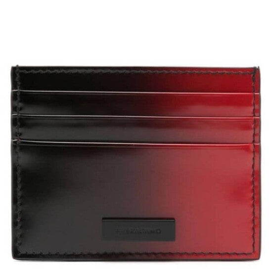 Ombre-Effect Leather Card Holder
