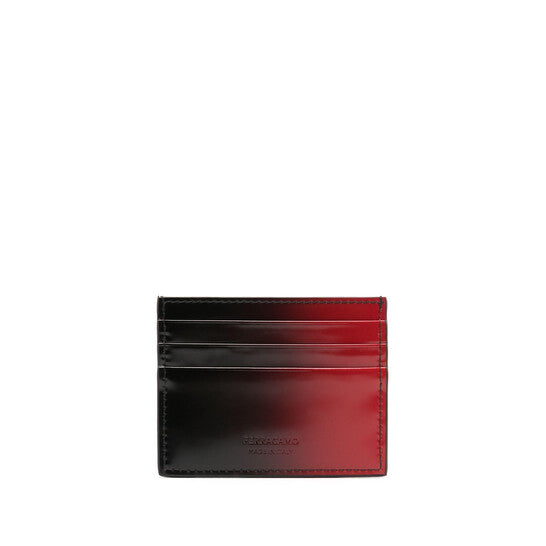 Ombre-Effect Leather Card Holder