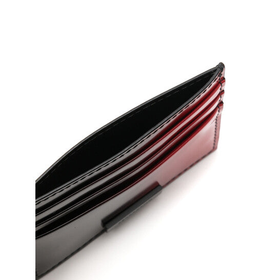 Ombre-Effect Leather Card Holder