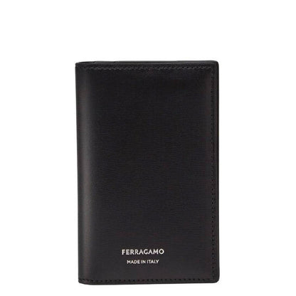 Signature Vertical Leather Card Case