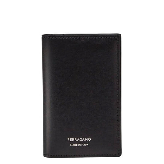 Signature Vertical Leather Card Case
