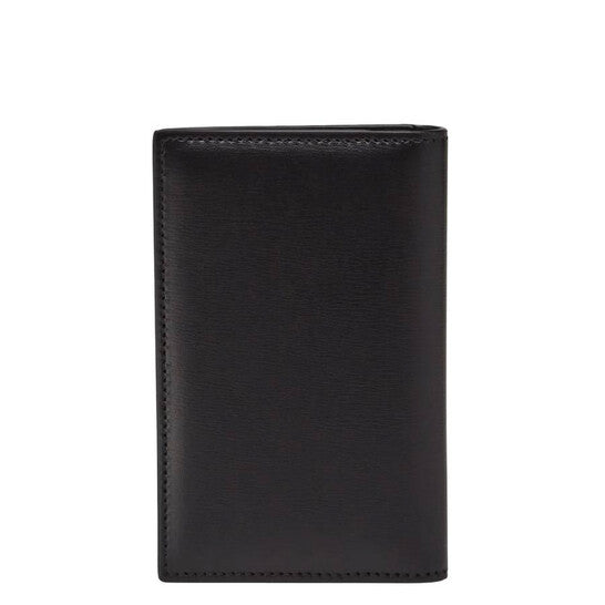 Signature Vertical Leather Card Case