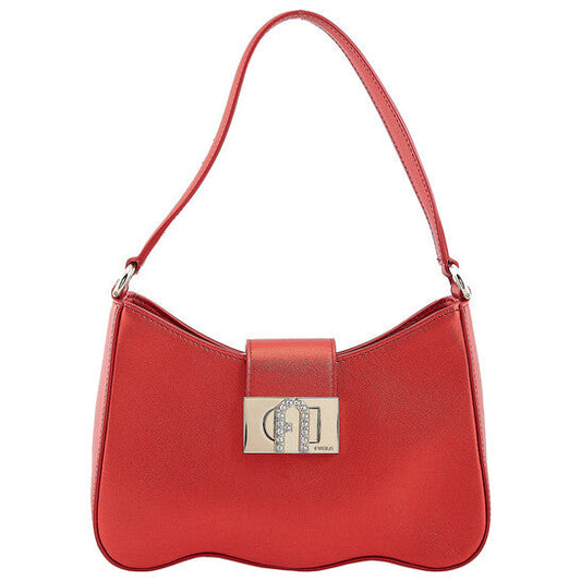 1927 Wave Metallic Leather Shoulder Bag