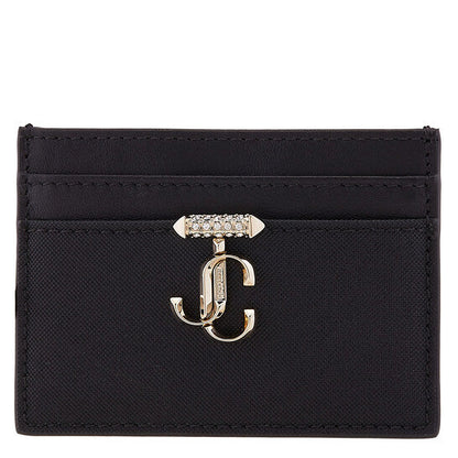 JC Emblem Leather Card Holder