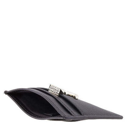JC Emblem Leather Card Holder