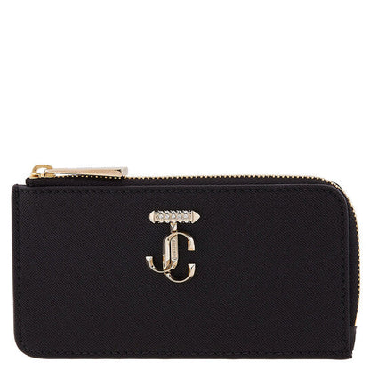 JC Emblem Zip-Around Card Holder