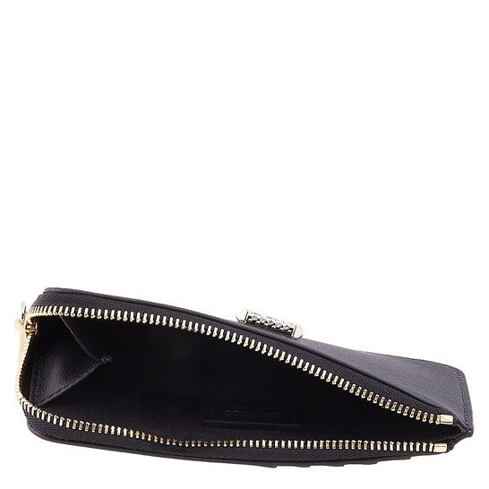 JC Emblem Zip-Around Card Holder