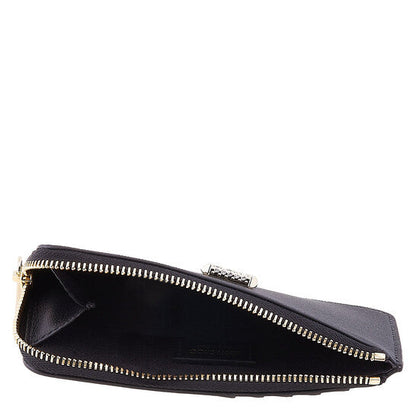 JC Emblem Zip-Around Card Holder