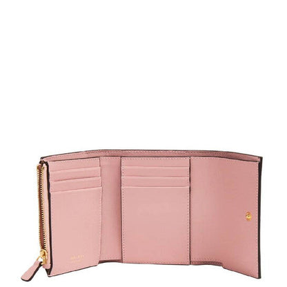 Marinda Diamond-Chain Leather Wallet