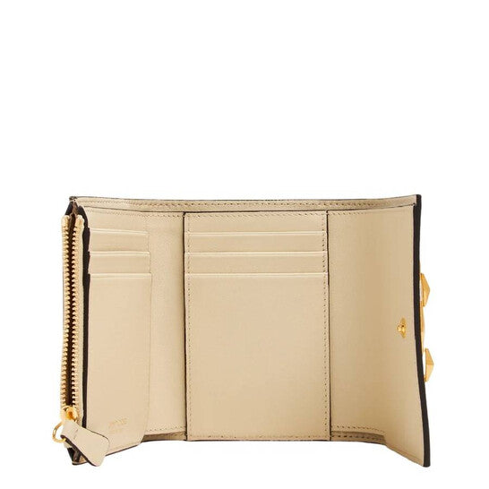 Marinda Diamond-Chain Leather Wallet