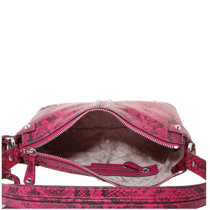 Astor Large Studded Leather Shoulder Bag