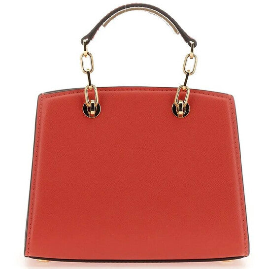 Cynthia Logo-Charm Leather Tote Bag
