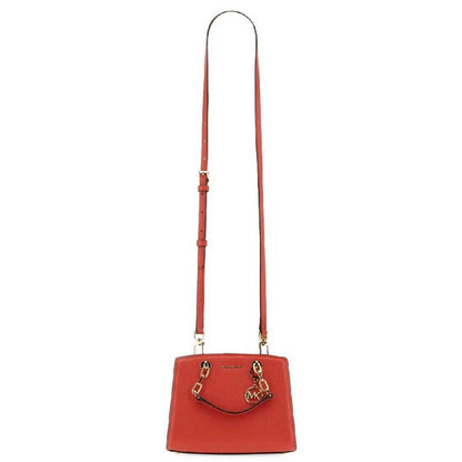 Cynthia Logo-Charm Leather Tote Bag