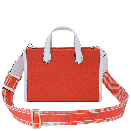 Gigi Small Embossed Leather Messenger Bag