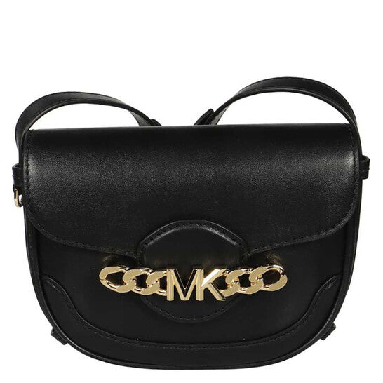 Ladies Hally Extra-Small Embellished Leather Crossbody Bag - Black