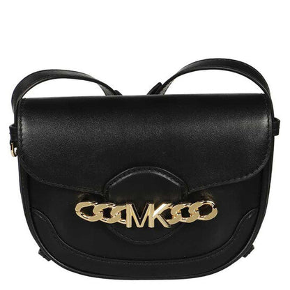 Ladies Hally Extra-Small Embellished Leather Crossbody Bag - Black