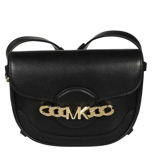 Ladies Hally Extra-Small Embellished Leather Crossbody Bag - Black
