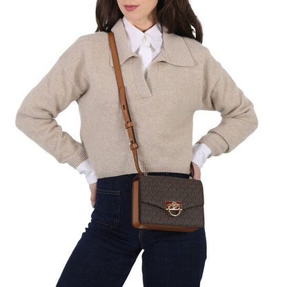 Ladies Hendrix Extra-small Logo Convertible Crossbody Bag - Brown
