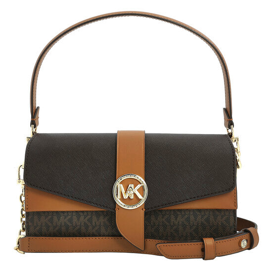 Ladies Monogram Print Shoulder Bag