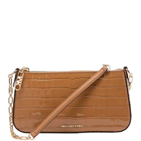 Medium Empire Crocodile Embossed Shoulder Bag