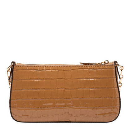 Medium Empire Crocodile Embossed Shoulder Bag