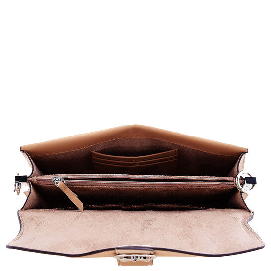 Saffiano Leather Shoulder Bag