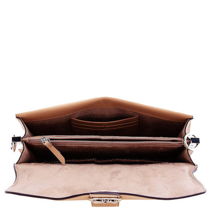 Saffiano Leather Shoulder Bag