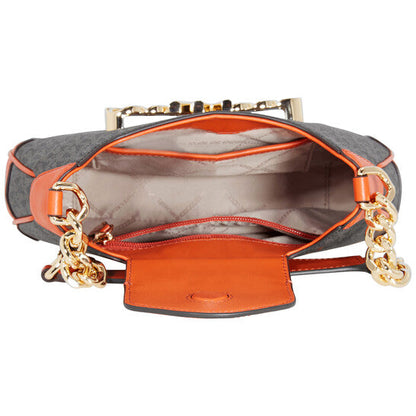 Signature Logo-print Small Hally Shoulder Bag