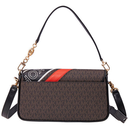 Small Bradshaw Signature Logo Stripe Convertible Shoulder Bag